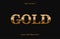 Elegant Bold GOLD Text Effect Design