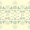 Elegant Border Pattern In Pale Green And Cream