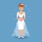 Elegant Bride in Wedding dress in modern styles. Wedding fashion
