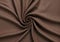 Elegant Brown Fabric With Soft Wrinkles and Texture