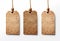 Elegant Brown Paper Tags: Add Extra Flair to Your Gift!