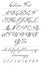Elegant calligraphy letters with florishes. Coliostro Font