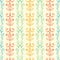 Elegant celtic stripe seamless vector pattern background. Modern stylized floral multicolor backdrop. Hand drawn