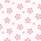 Elegant cherry blossom seamless pattern background