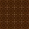 Elegant circle patterns on Solo batik with modern dark brown color design