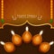 Elegant classic Happy Diwali festival background design