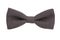 Elegant classic plaid bow tie isolated