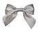 Elegant classic silver ribbon bow