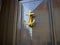 Elegant classical door knocker shaped as an anchor