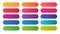 Elegant colorful gradient shades big set