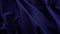 Elegant cotton fabric of dark blue colour with small folds