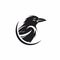 Elegant Crow Logo With Expressive Character Designs
