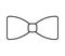 elegant cute bowtie icon