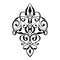 Elegant damask ornament