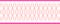 Elegant decorative border made up of several pink colors