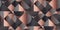 Elegant deep gray geometry seamless pattern