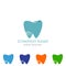 elegant dental care Logo Concept