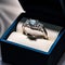 Elegant Diamond Engagement Ring Displayed in a Luxury Box. Generative ai