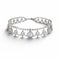 Elegant Diamond Studded Tiara Bracelet With Timeless Nostalgia Design