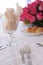 Elegant dinner place setting