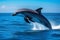 Elegant Dolphin Leaping Above the Ocean Waves in a Spectacular Display of Grace and Agility