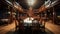 Elegant and Empty Titanic Dining Room - AI-Generated Historical Representation