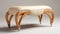 Elegant Equine Artifact Stool Design With Art Deco Influence