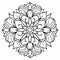 Elegant Floral Mandala Coloring Pages - Free Printable Designs