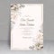 Elegant floral wedding card theme