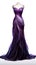 Elegant, formal gown dress typically worn to a prom various styles, colors, and lengths, trendy features design