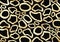 Elegant glittery gold animal pattern design