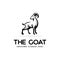 Elegant goat logo design modern template,illustration, wildlife,outdoor,recreation, great for use logo, vector, emblems