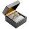 Elegant Gold Engagement Ring with Solitaire Diamond. Generative ai