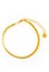Elegant gold snake chain bracelet on white background- womens jewelry