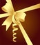 Elegant golden ribbon