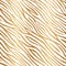 Elegant golden wild animal background. Skin zebra, tiger. Gold seamless pattern. Luxury abstract backdrop. Chic texture for design