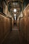 elegant green corridor from 19th century clasic korytarz klasyka