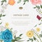 Elegant greeting card template