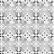Elegant grey monochromic intricate modern geometric repeating pattern