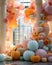 Elegant Halloween and Thanksgiving Home Decor Using Pastel Pumpkins