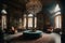 Elegant Harmony, Luxurious Furnishings and Sparkling Chandelier Illuminate a Splendid Living Room