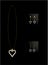 Elegant heart necklace set 2