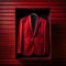 Elegant high quality business suit in red - ai generated image