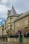 Elegant Houses along the quayside. Chinon. France