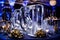 Elegant Ice Sculpture At Luxurious Party Nightlife New Year\\\'s