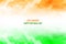 Elegant indian republic day tricolor theme triangle background