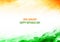 Elegant indian republic day tricolor theme watercolor texture background