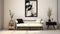 Elegant Interior Design With Sumi-e Inspired Art And Midcentury Modern Touch