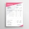 Elegant invoice quotation template design