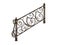 Elegant iron railing